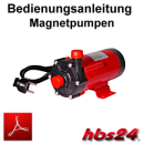 Bedienungsanleitung Magnetpumpen PDF - hbs24